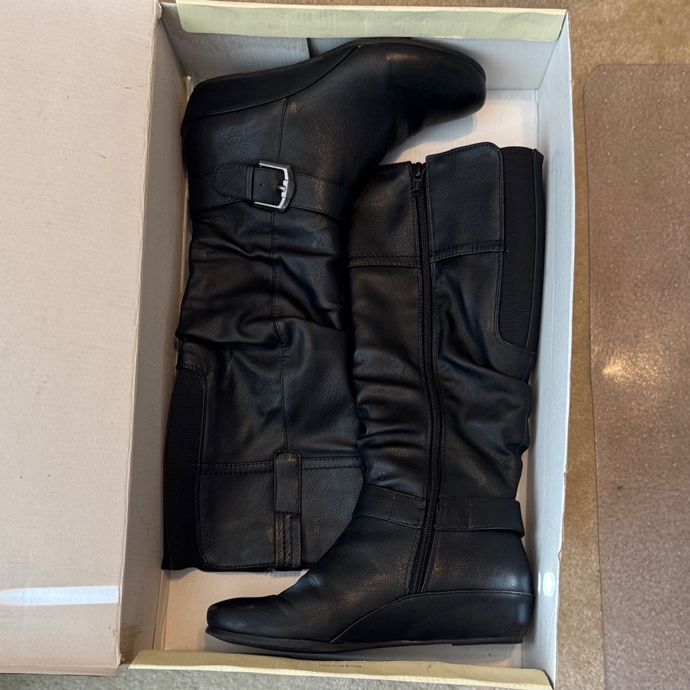 Kim Rogers Black Heeled Boots
